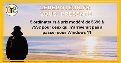 1 Image Pour l'article Sur 5 ordinateurs Déjà sous Windows 11 ledegoteur.fr