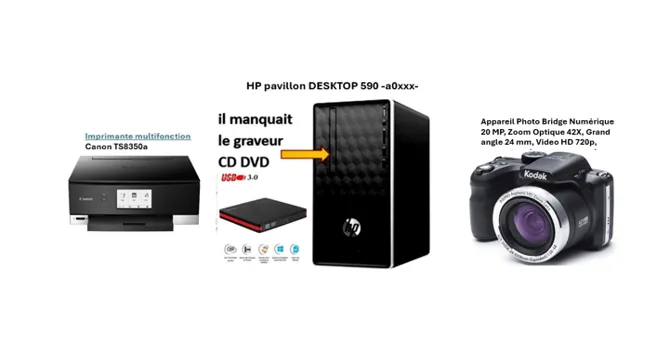 1 Produit comparable acheté par le passé En informatique et photo ledegoteur.fr