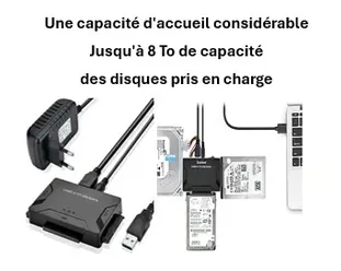 2 Adaptateur de disque dur toutes catégories ledegoteur.fr